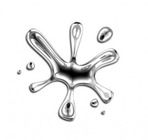 Пробирка с ртутью