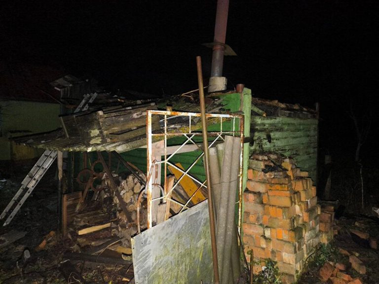 1 ноября в д. Бацунь горела баня