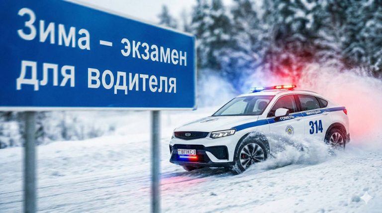 Зимний экзамен для каждого водителя!